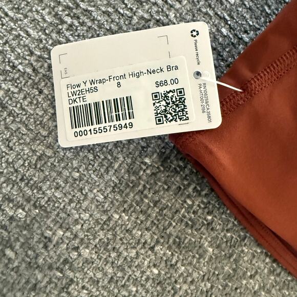 Lululemon Flow Y Wraps Sports Bra-8 - Picture 4 of 7